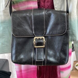 Real Leather Jones of New York Crossover Bag